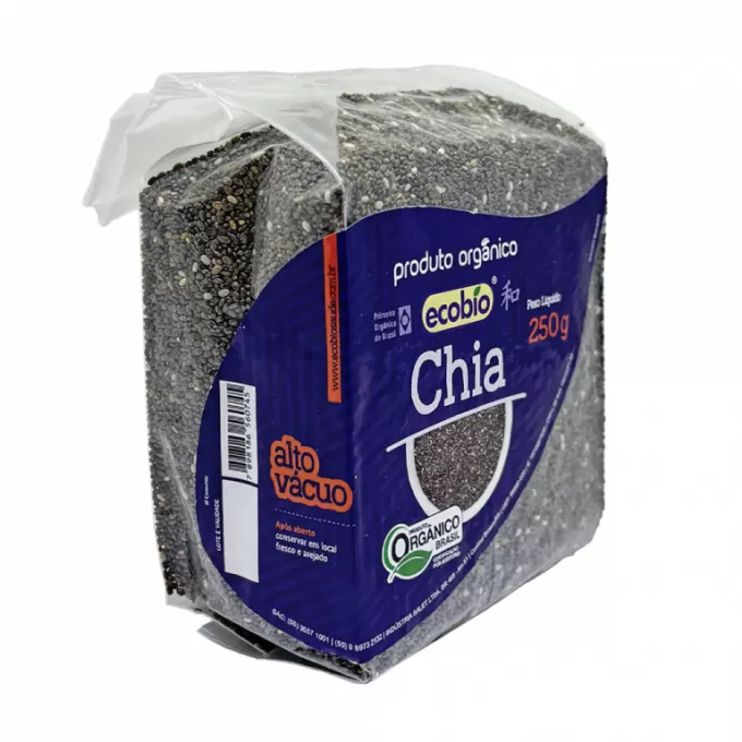 Chia Produto Orgânico - Alto Vácuo